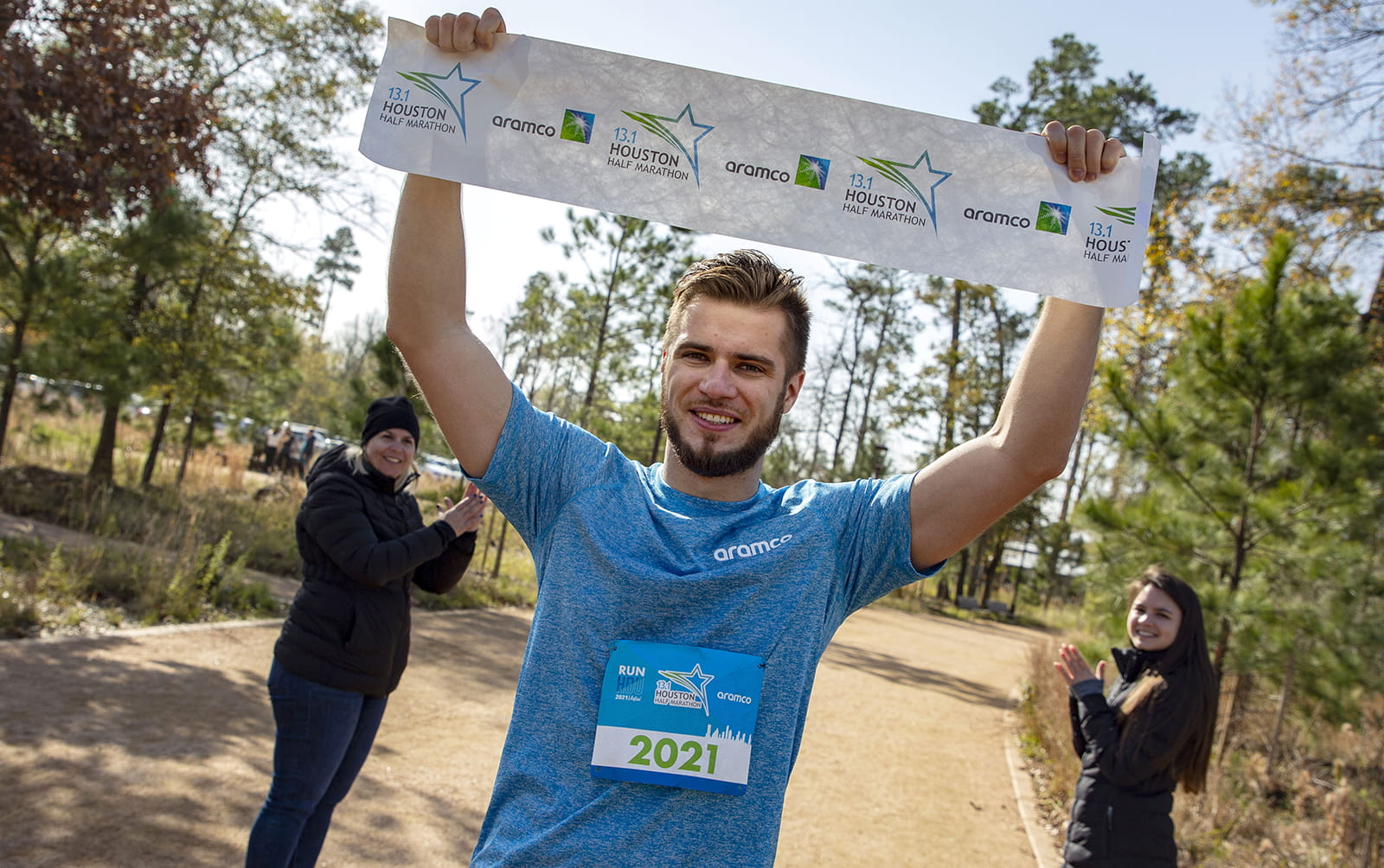 Aramco Houston Half Marathon finisher