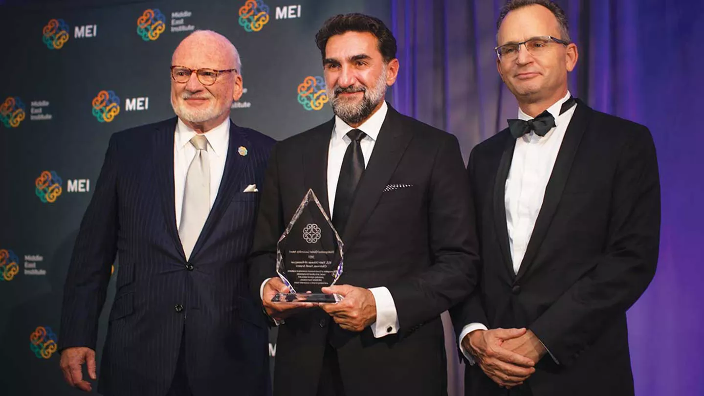 In a keynote address, HE Chairman Yasir O. Al-Rumayyan congratulated the 75th anniversary of the Middle East Institute (MEI) at a gala dinner held on Oct. 21 at the Ritz Carlton in Washington, D.C.