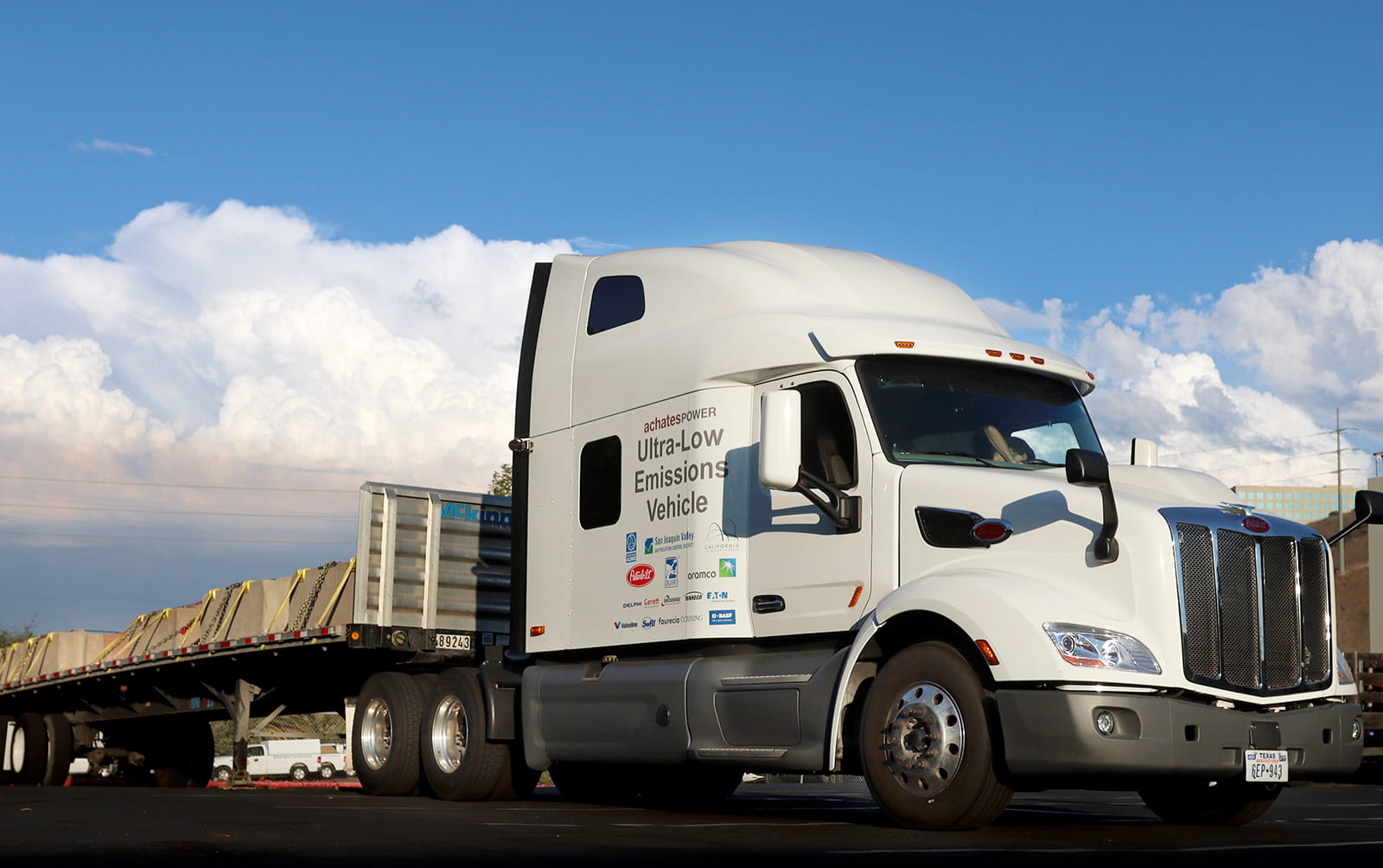 Near-zero emissions engine of Aramco partner Achates enters fleet service