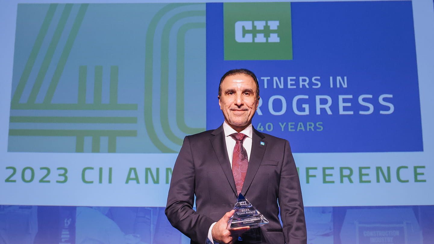 Mansour Saad AlShehri Received CII Highest Honor at 40th Annual Conference in San Antonio