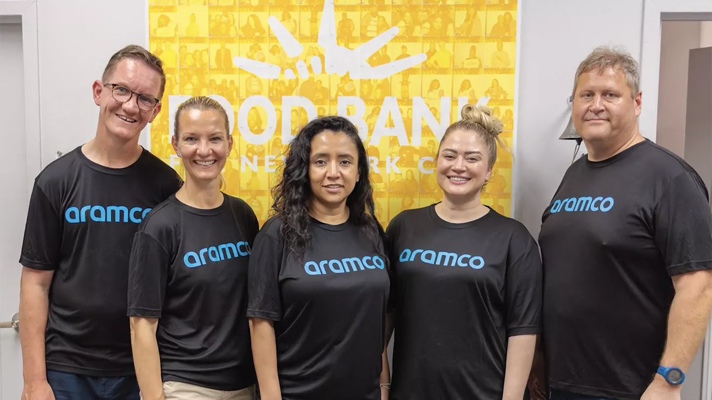 Aramco Americas mobilizes to address food insecurity in five cities