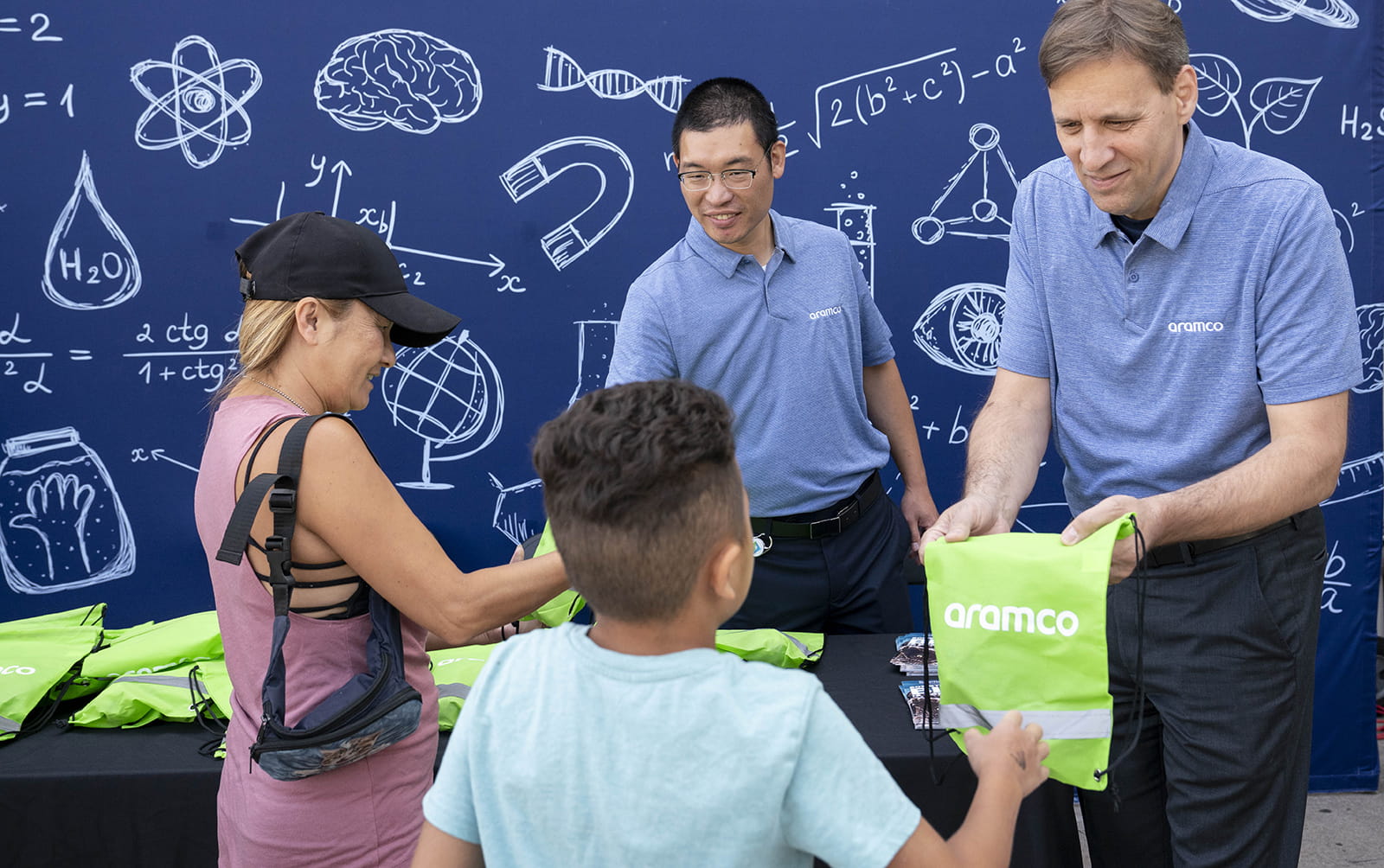 Aramco joined the Michigan Science Center in kicking off its Traveling Science Program