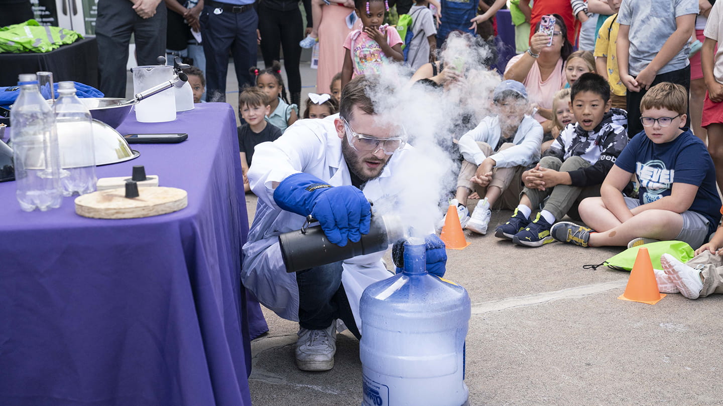 Aramco joined the Michigan Science Center in kicking off its Traveling Science Program