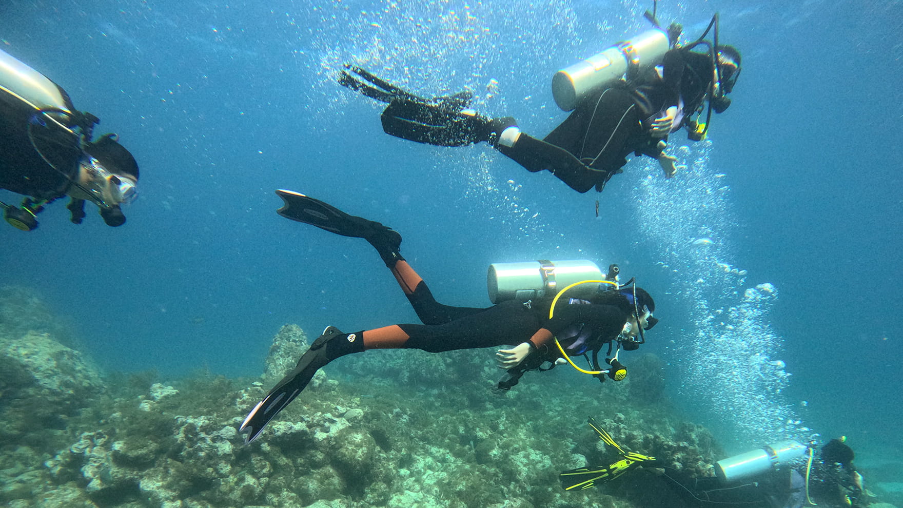 Future scientists go underwater to gain real world job skills