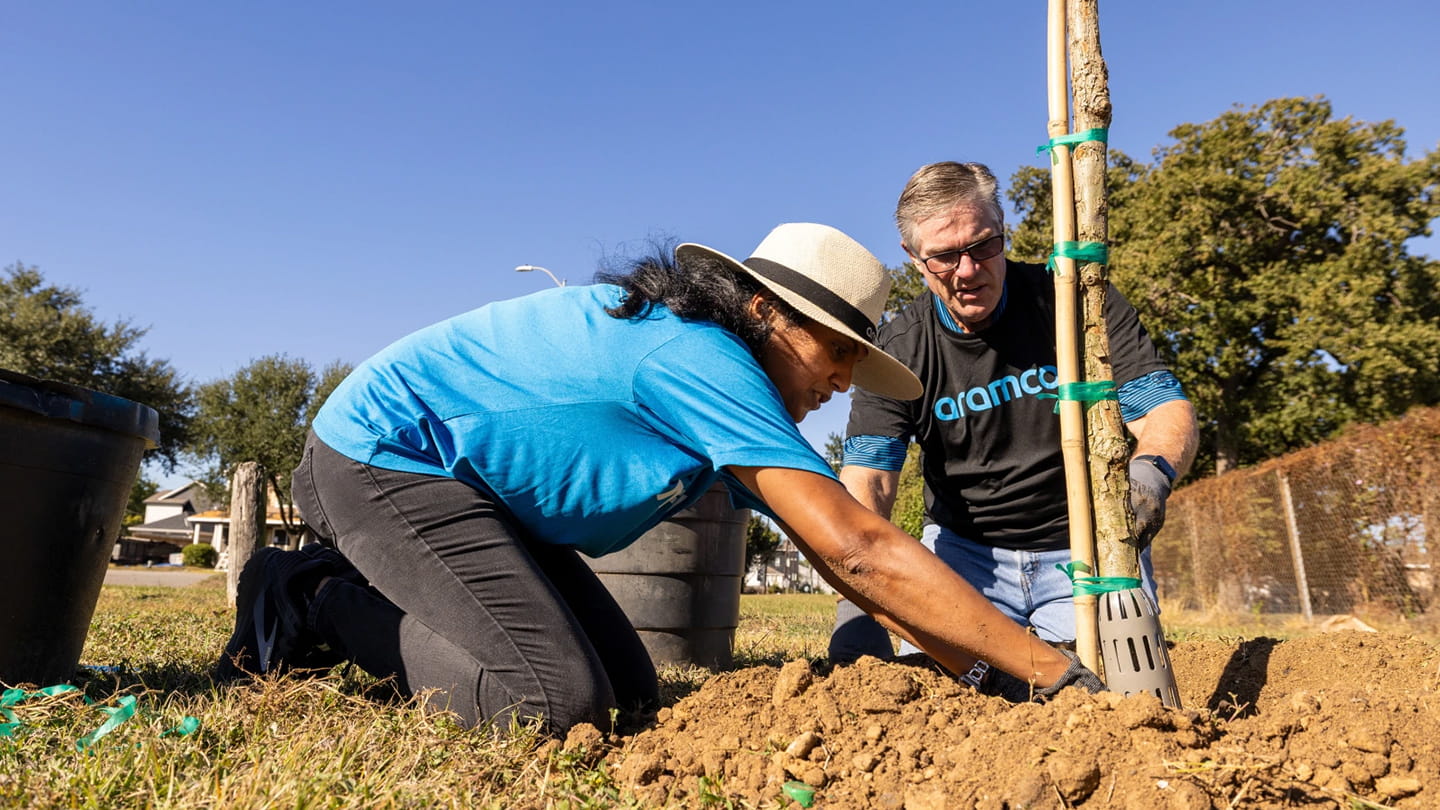 Aramco and Motiva partner with Trees for Houston