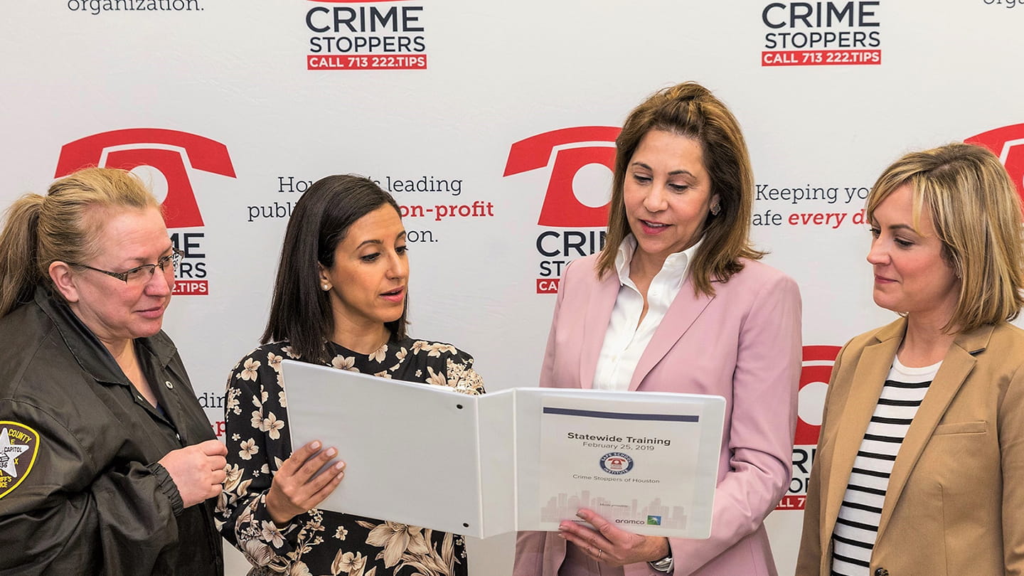 Aramco Supports Houston Crime Stoppers