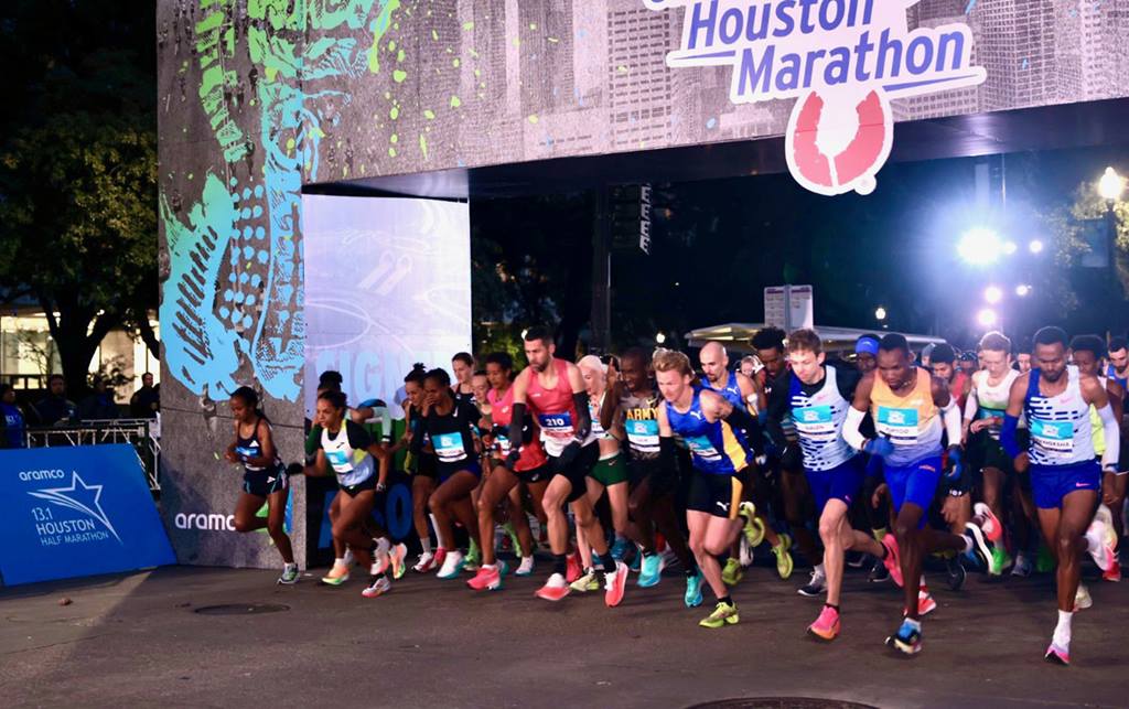 Close Finishes and Shattered Records Marked the Aramco Houston Half