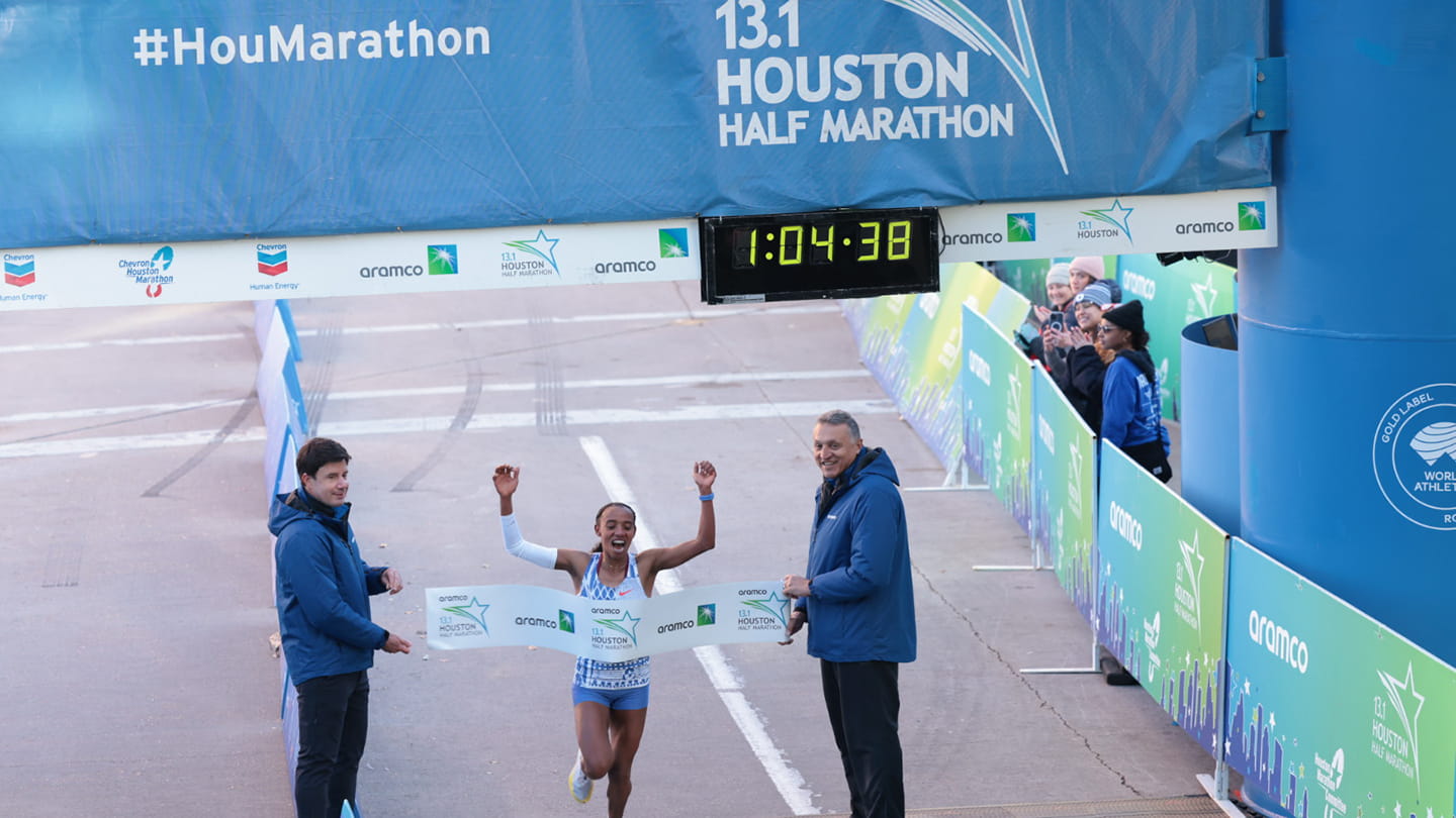 Close Finishes and Shattered Records Marked the Aramco Houston Half ...